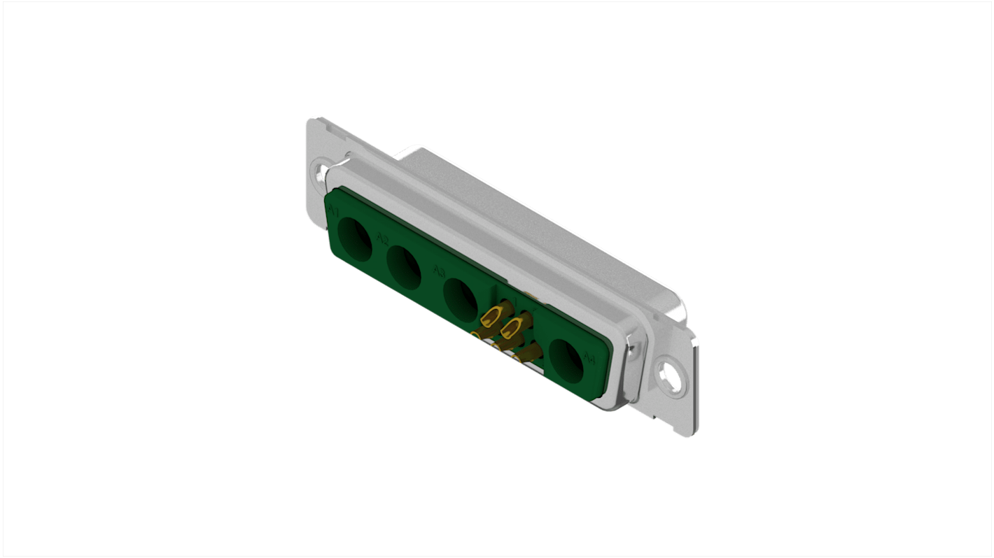 CONEC 9 Way Through Hole D-sub Connector Plug, with Solder Cup