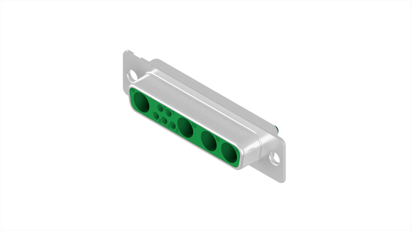 CONEC 9 Way Through Hole D-sub Connector Socket, with Solder Cup