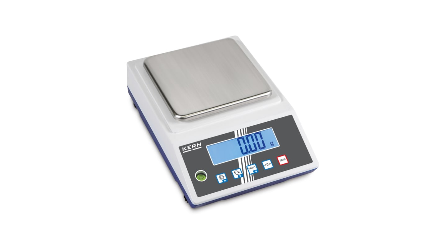 Kern PCB 1000-2 Precision Balance Weighing Scale, 1kg Weight Capacity, With DKD Calibration