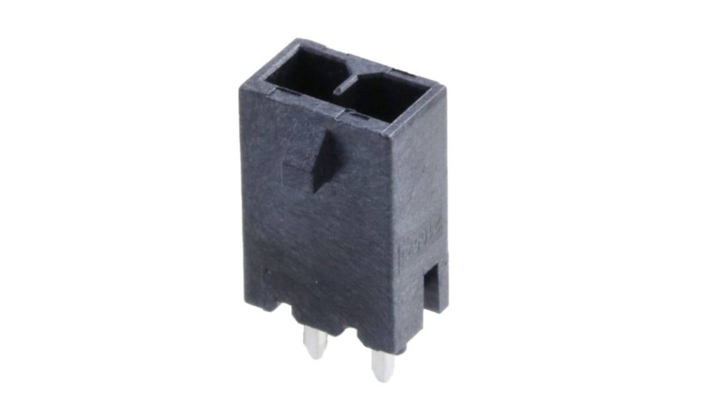 Molex 2p单排排针 垂直, 3.0mm间距, THT安装, Micro-Fit+系列
