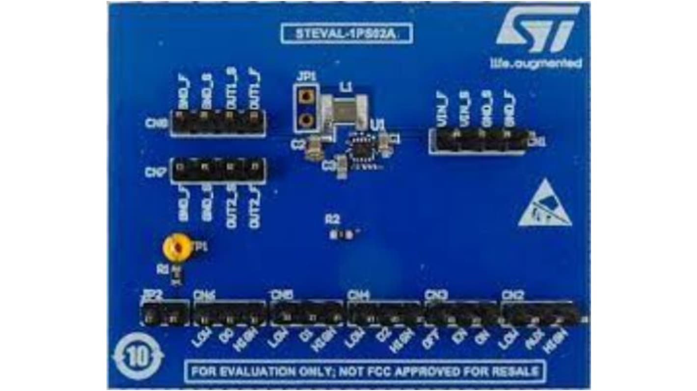 STマイクロ,  電源IC 開発キット, 評価ボード, ステップダウンコンバータ, AUX スイッチ 用, STEVAL-1PS02A