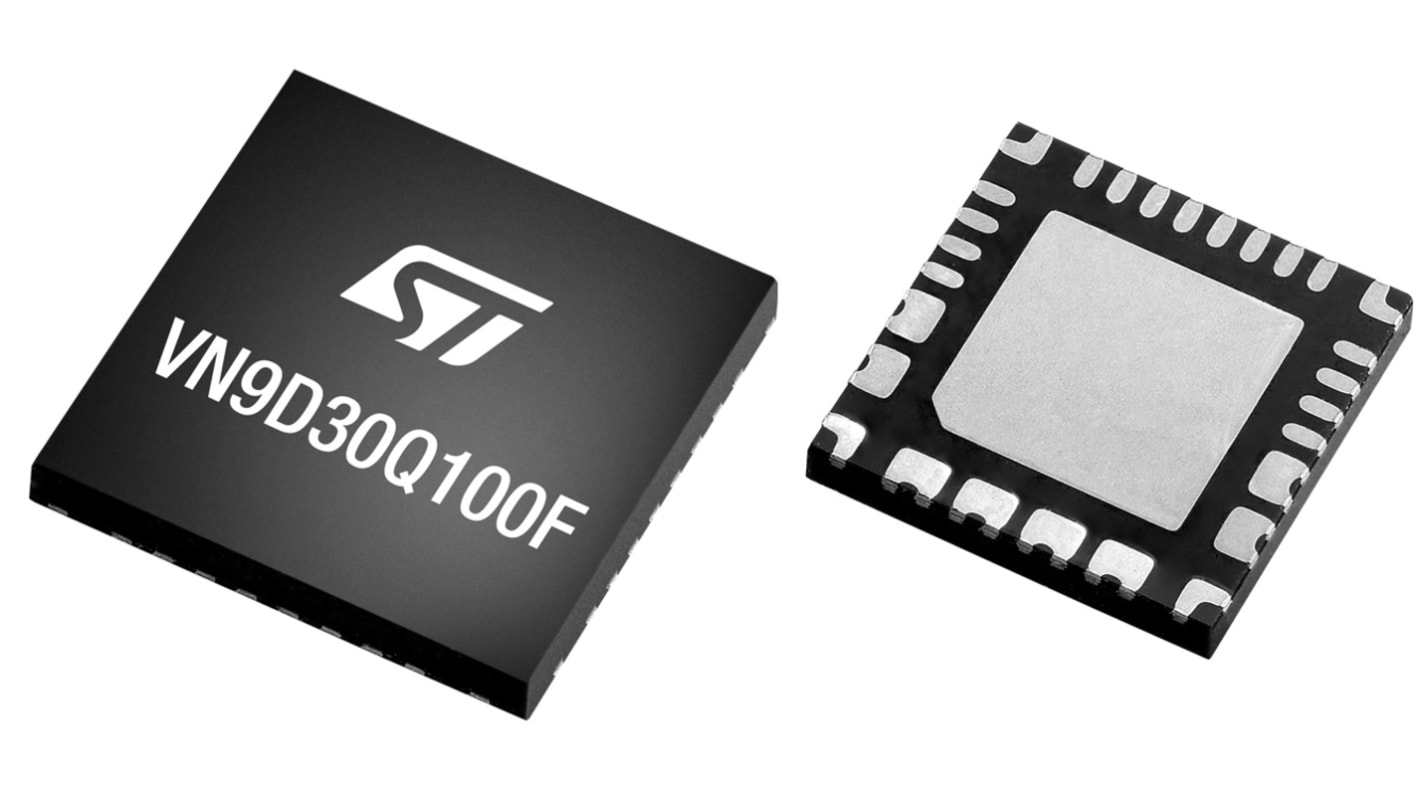 Switch di alimentazione CI STMicroelectronics High side, 4 canali, QFN, 28 V, 72A, 7.6 mO, 20 mO