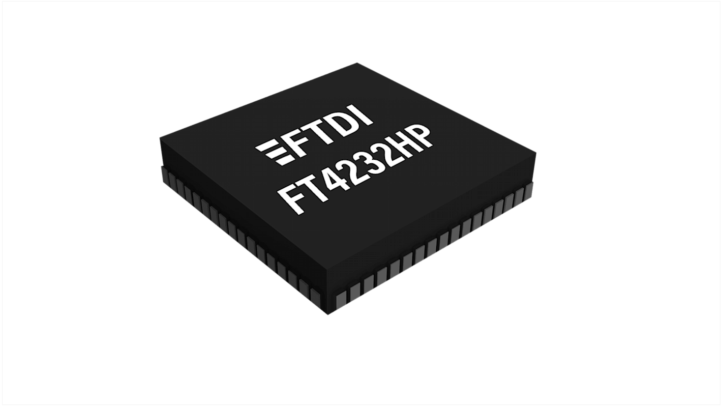 Controller USB FTDI Chip, protocolli USB 2.0, QFN-68, 68 Pin
