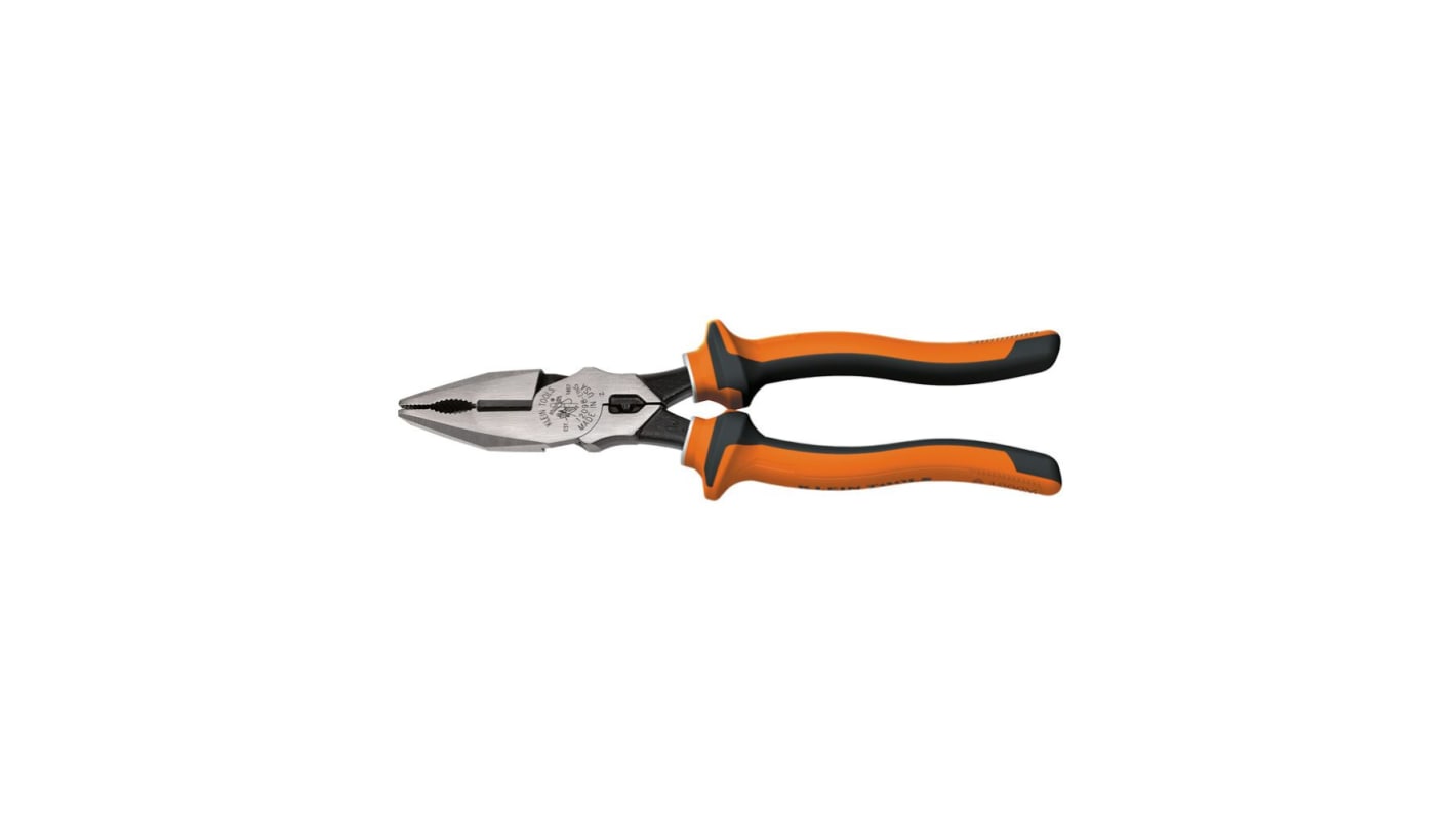 Klein Tools Combination Pliers, 222 mm Overall, Straight Tip, 45mm Jaw