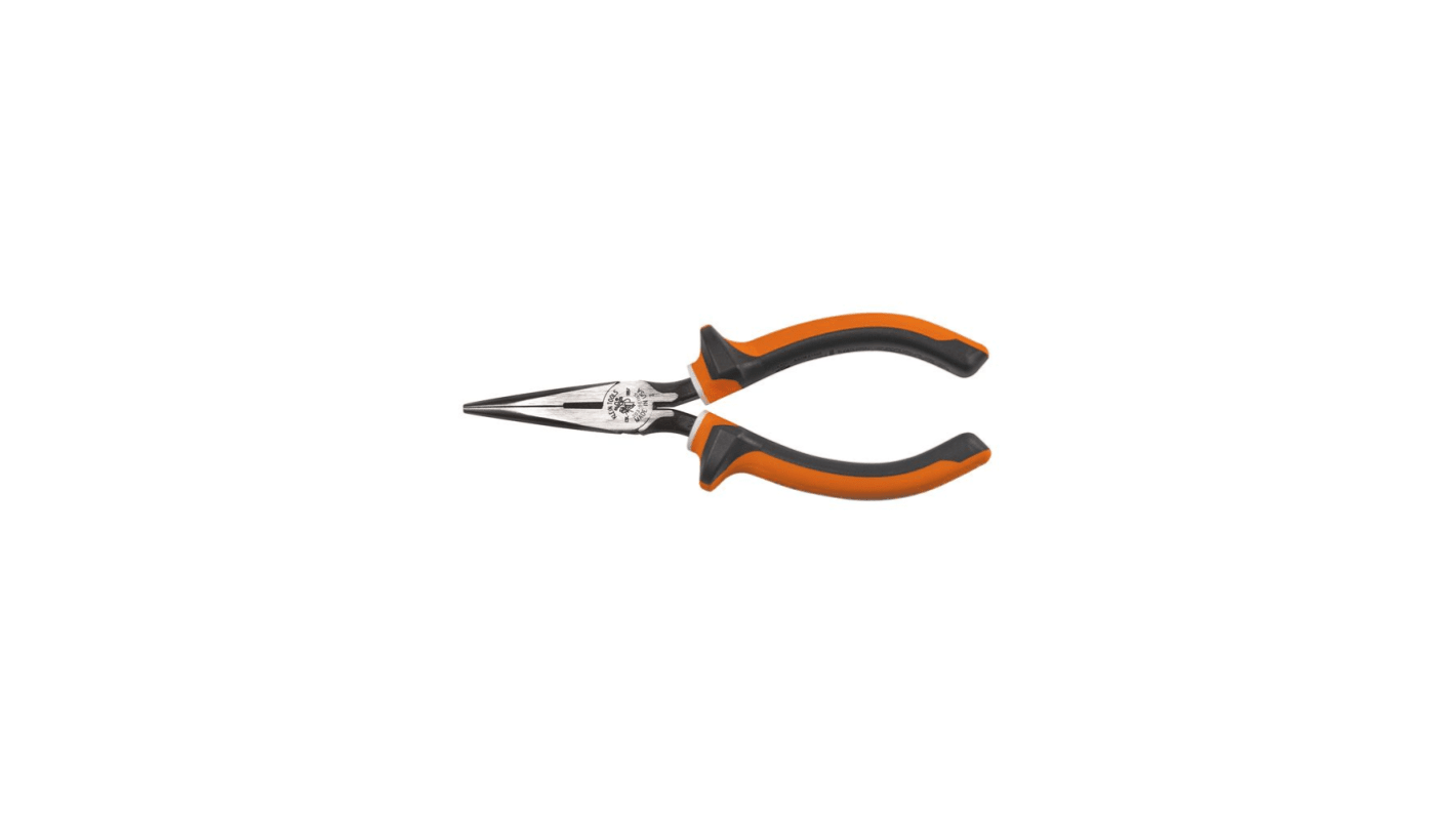 Klein Tools Long Nose Pliers, 175 mm Overall, Straight Tip, 49mm Jaw