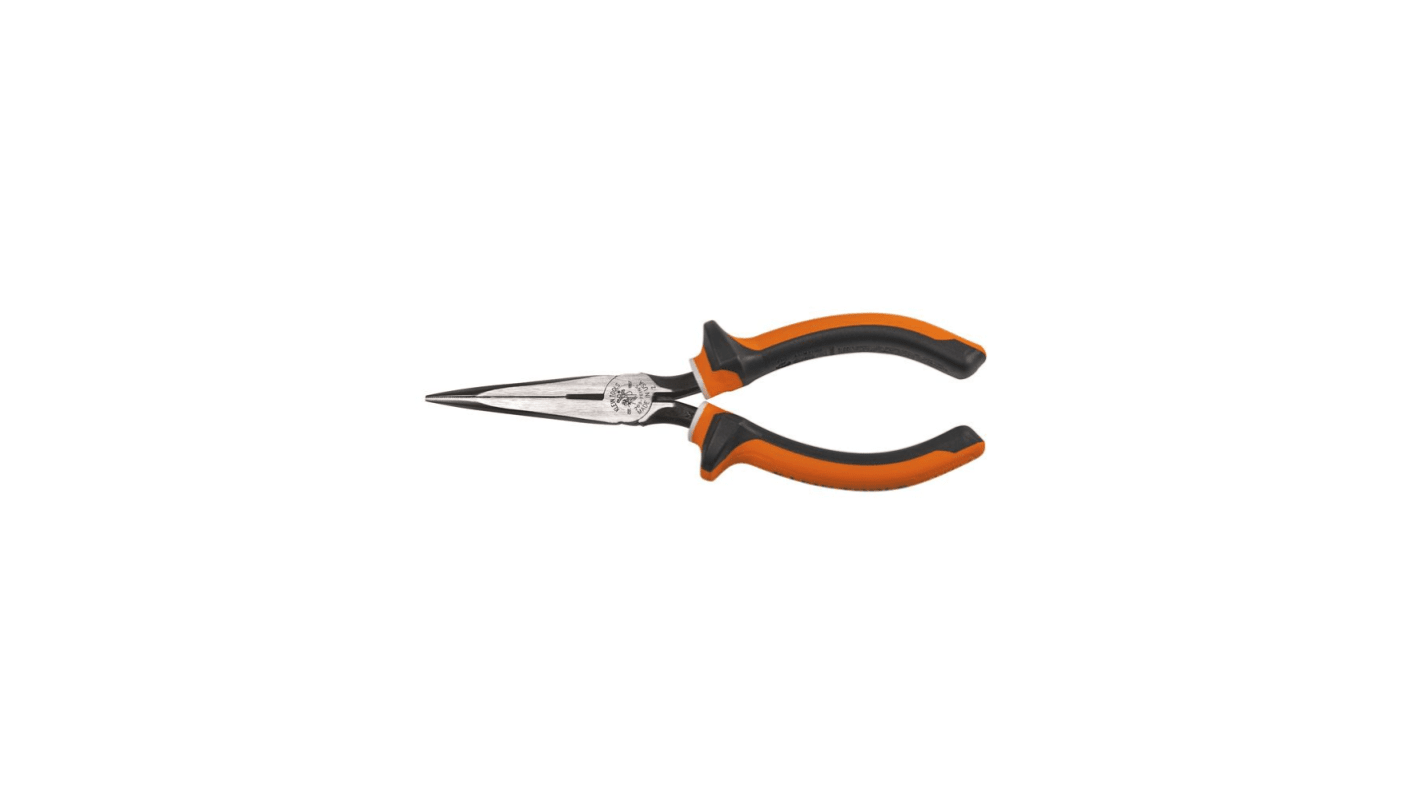 Klein Tools Long Nose Pliers, 189 mm Overall, Straight Tip, 62mm Jaw