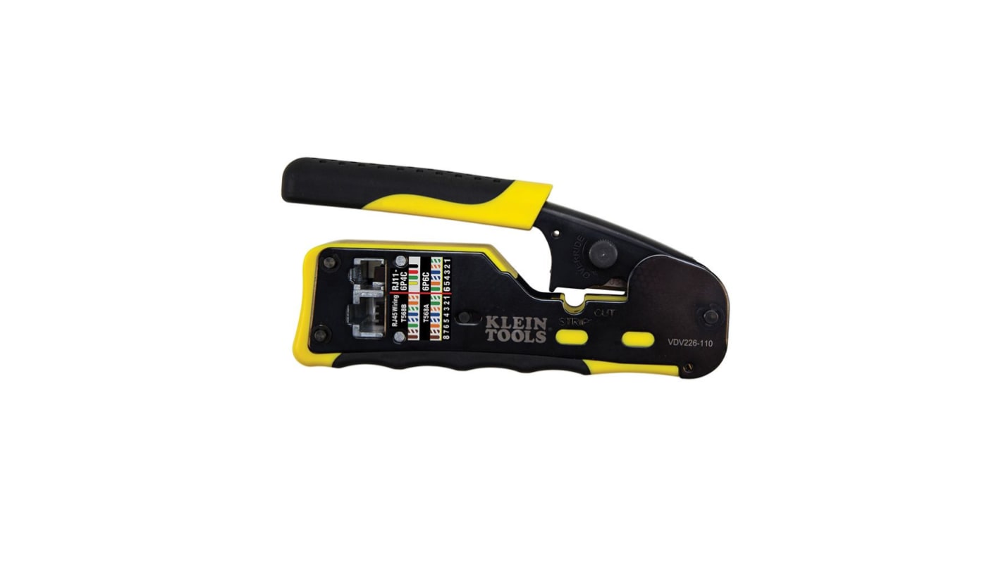 Pinza crimpatrice Klein Tools, Connettori RJ11, connettori RJ12, connettori RJ45