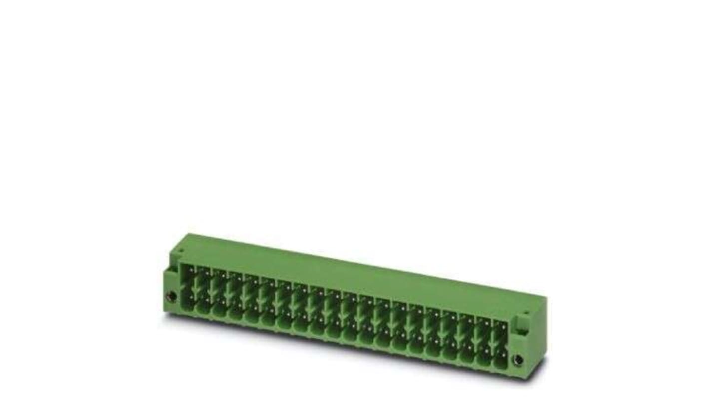 Phoenix Contact 3.5mm Pitch 16 Way Right Angle Pluggable Terminal Block, Header, Through Hole, Solder Termination