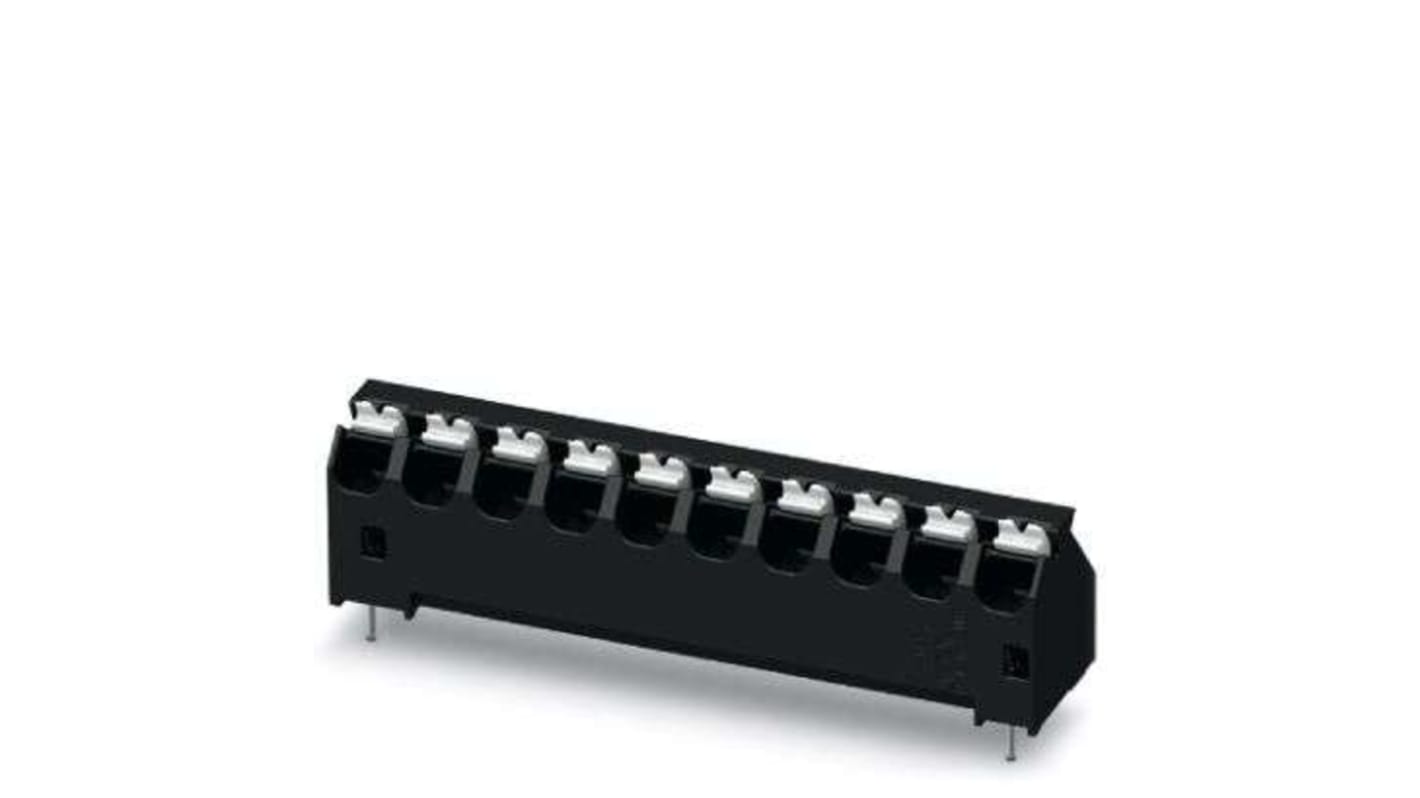 Phoenix Contact SPTA-THR Series PCB Terminal Block, 3-Contact, 5.08mm Pitch, Through Hole Mount, 1-Row