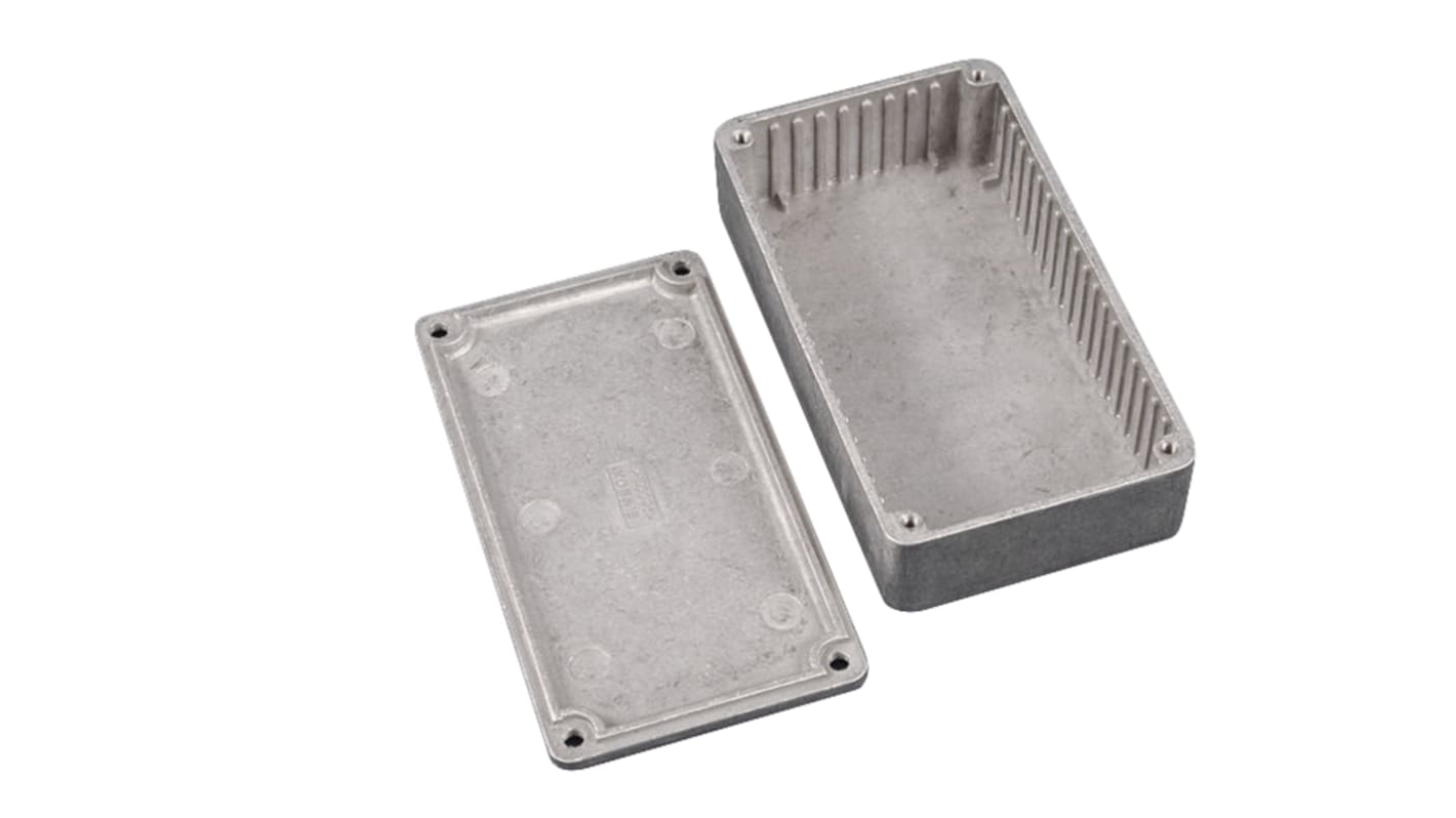 Caja Hammond de Aluminio Presofundido, 52 x 84 x 154mm, IP65, Apantallada