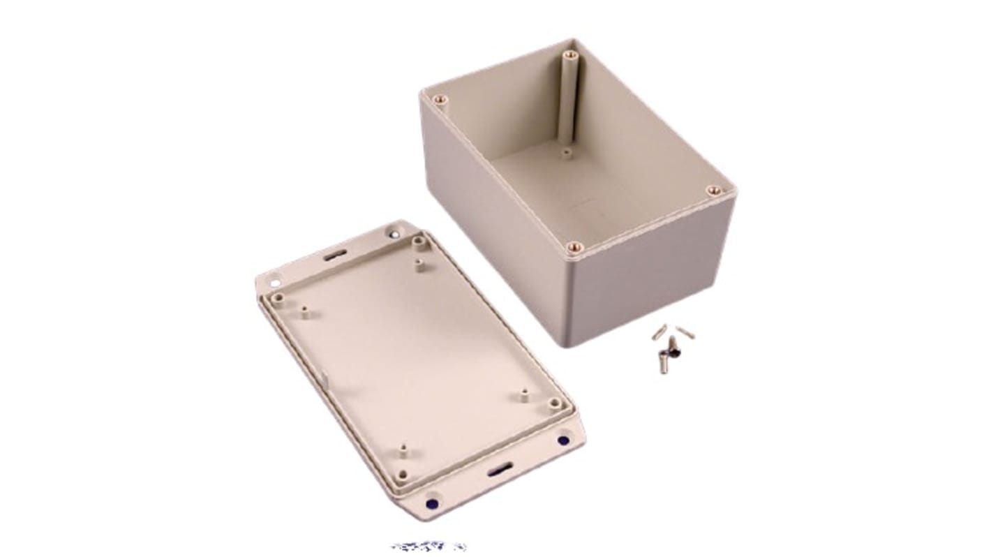 Hammond 1591 Series ABS General Purpose Enclosure, IP54, Flanged, 122 x 56 x 81mm