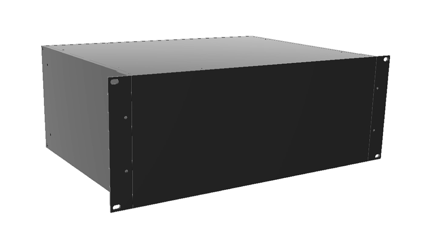 Hammond ケース 電子機器用 178 x 422 x 330mm アルミニウム Black