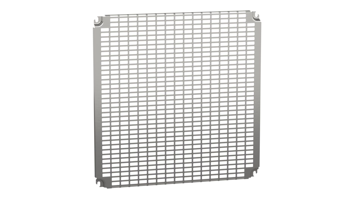 Schneider Electric Steel Perforated Mounting Plate, 555mm H, 551mm W, 15mm L for Use with Spacial CRN Enclosure,