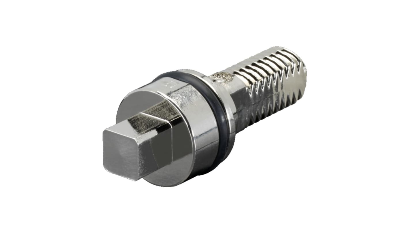 Rittal Silver Die Cast Zinc Lock Insert