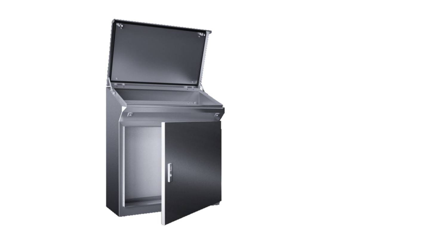 Rittal TP Series Stainless Steel Single-Door-Door Floor Standing Enclosure, Opaque Door, IP55, 960 x 600 x 480mm