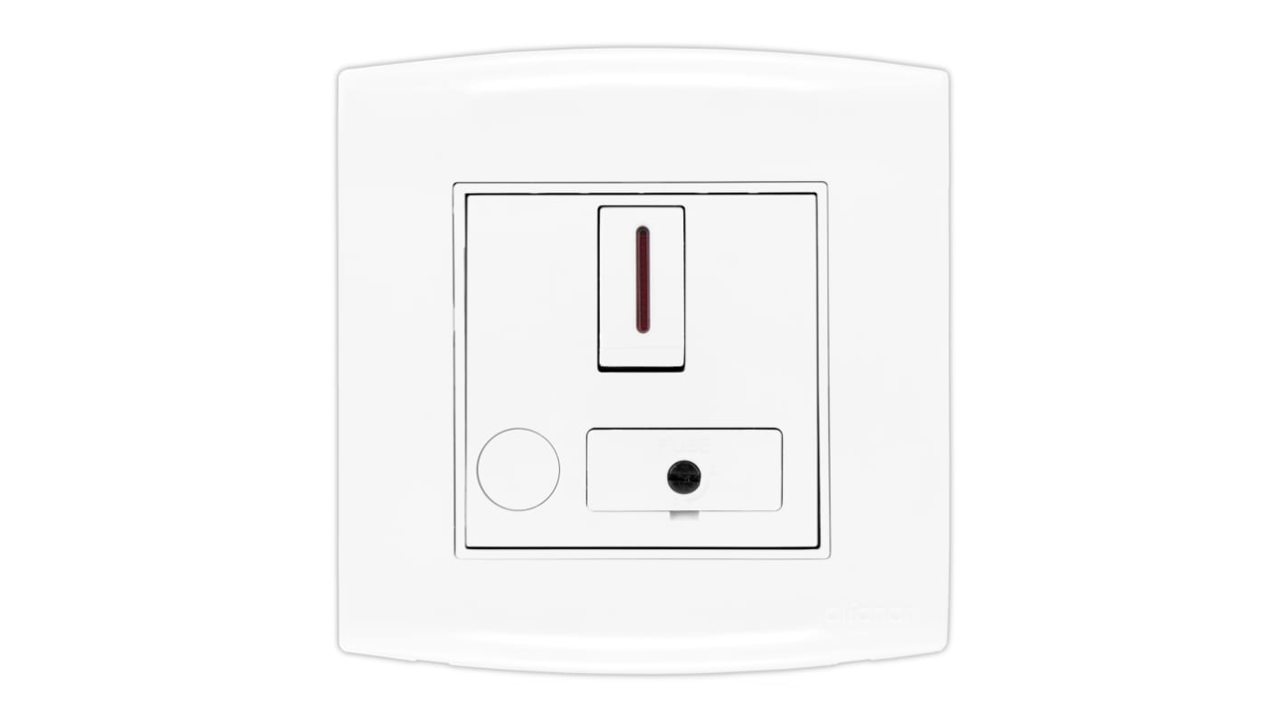 Contactum 13A, 1 Gang Switched Fused Spurs IP2X