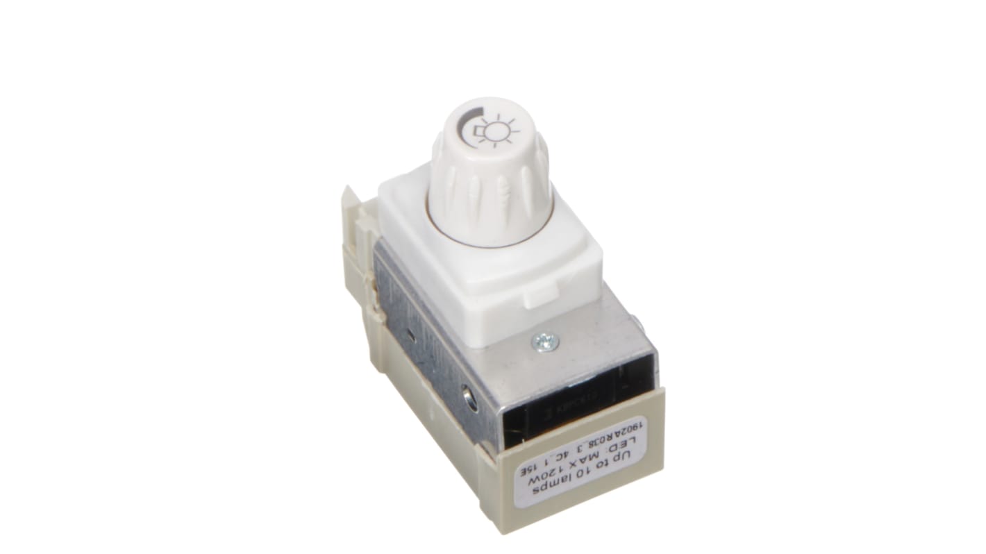 Contactum 2 Way 1 Gang Dimmer Switch, 220 → 250V, 120W