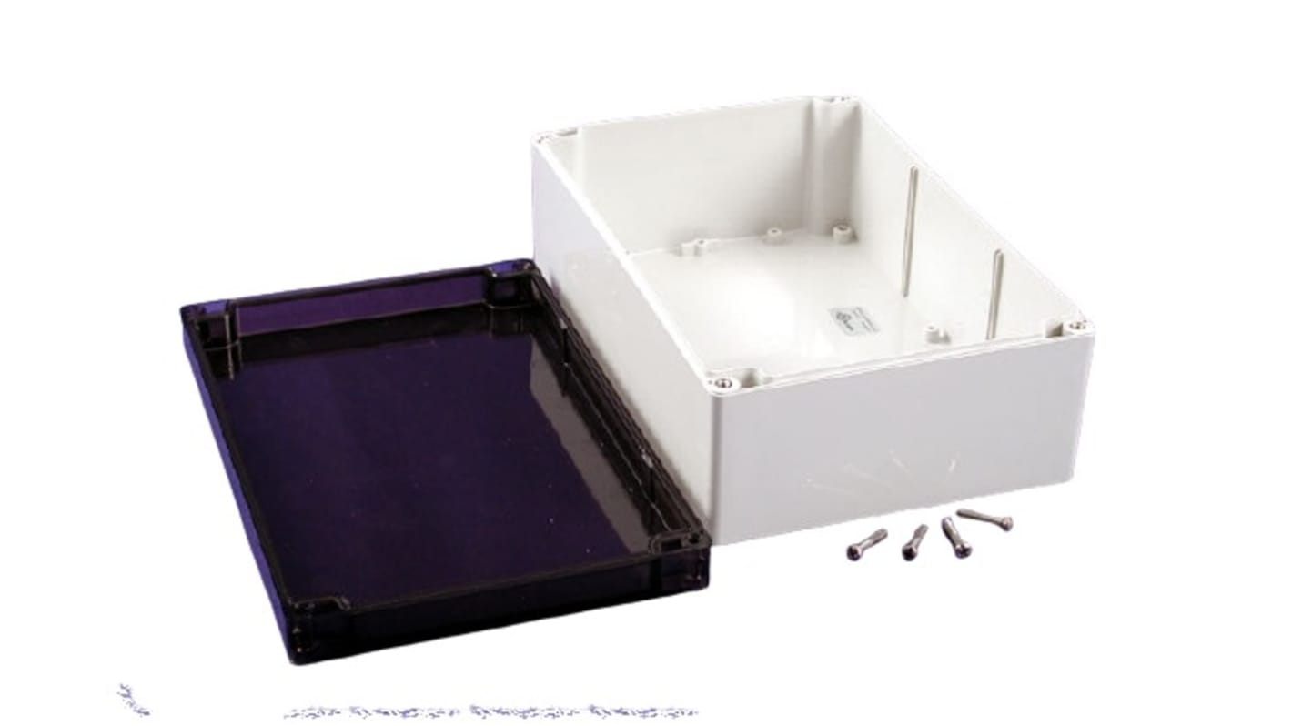 Hammond 1554 Series Polycarbonate Enclosure, IP68, 9.4 x 6.3 x 3.5in