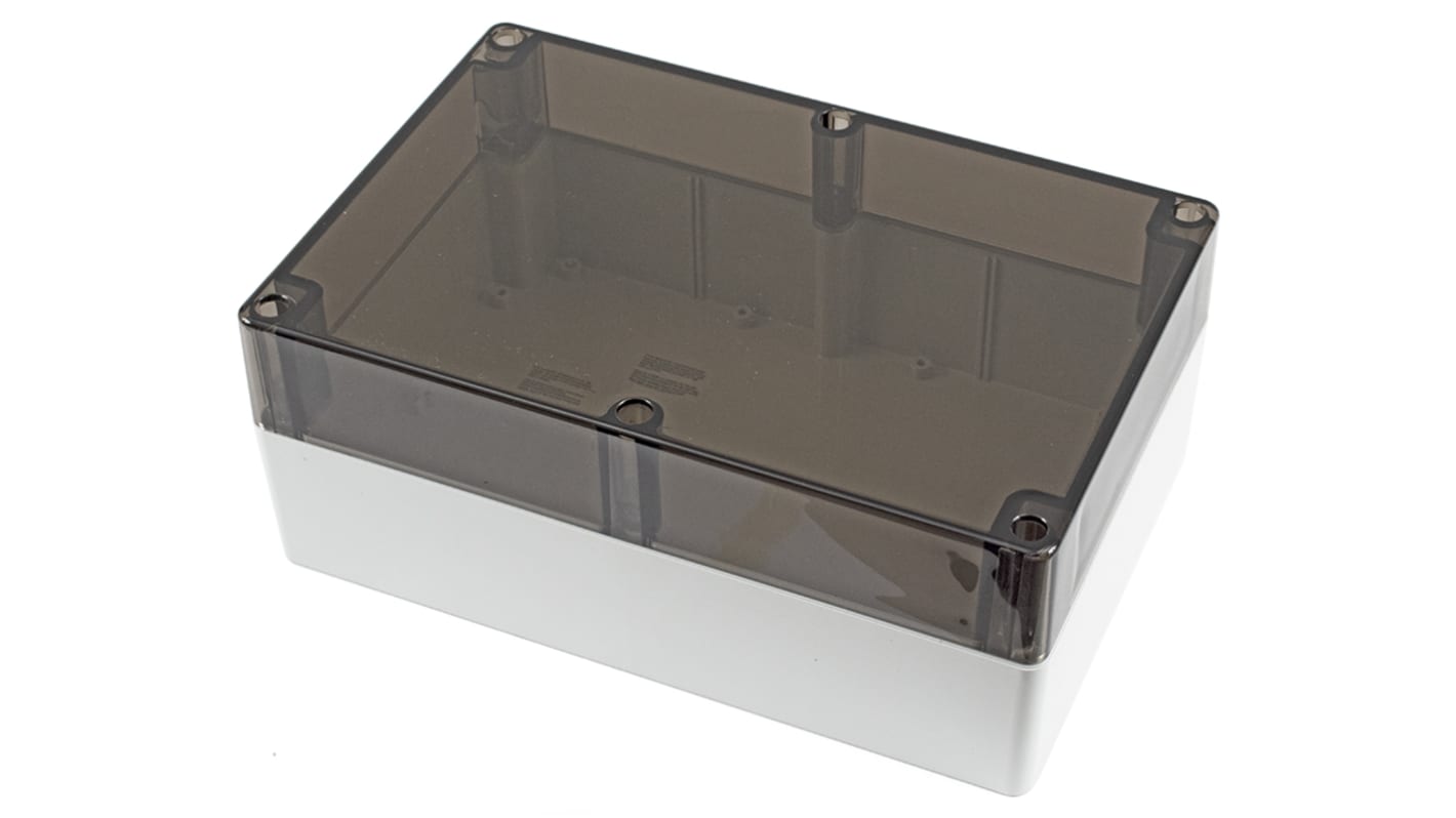 Hammond 1554 Series Polycarbonate Enclosure, IP68, 11.8 x 7.8 x 4.72in