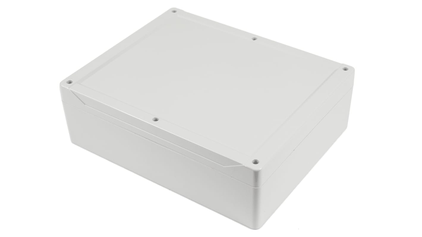 Boîtier Hammond 1555 en ABS, 300 x 240 x 95mm, Gris IP66