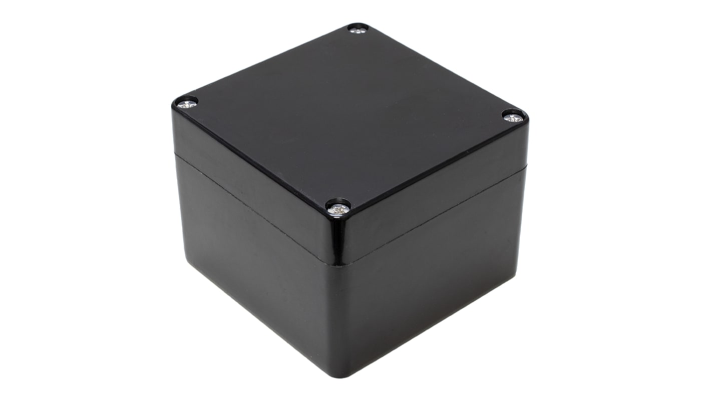 Contenitore Hammond in Poliestrere rinforzata in fibra di vetro 120 x 121 x 91mm, col. Nero, IP66