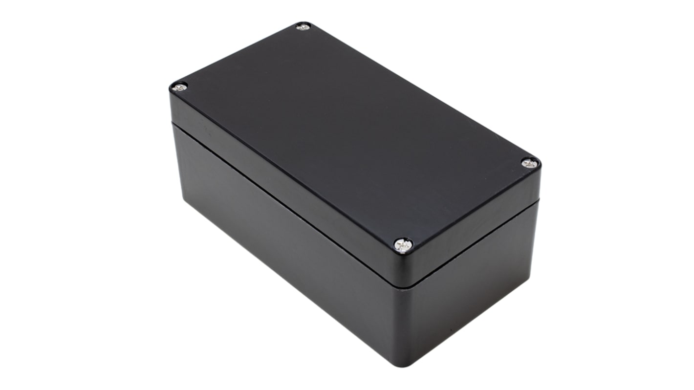 Contenitore Hammond in Poliestrere rinforzata in fibra di vetro 220 x 120 x 90mm, col. Nero, IP66