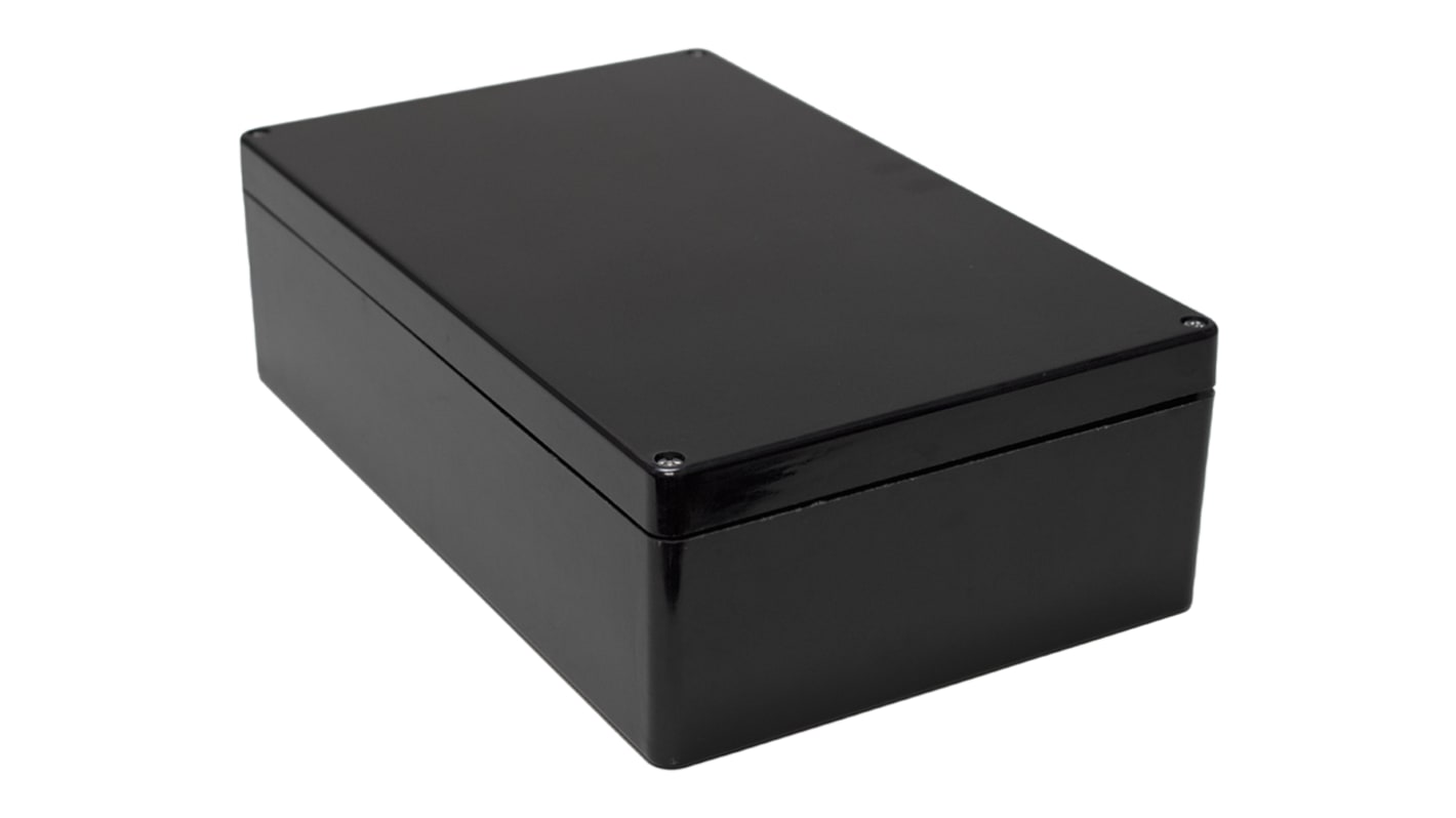 Hammond, グラスファイバー強化ポリエステル, 400 x 250 x 120mm, Black, 1590ZGRP243BK