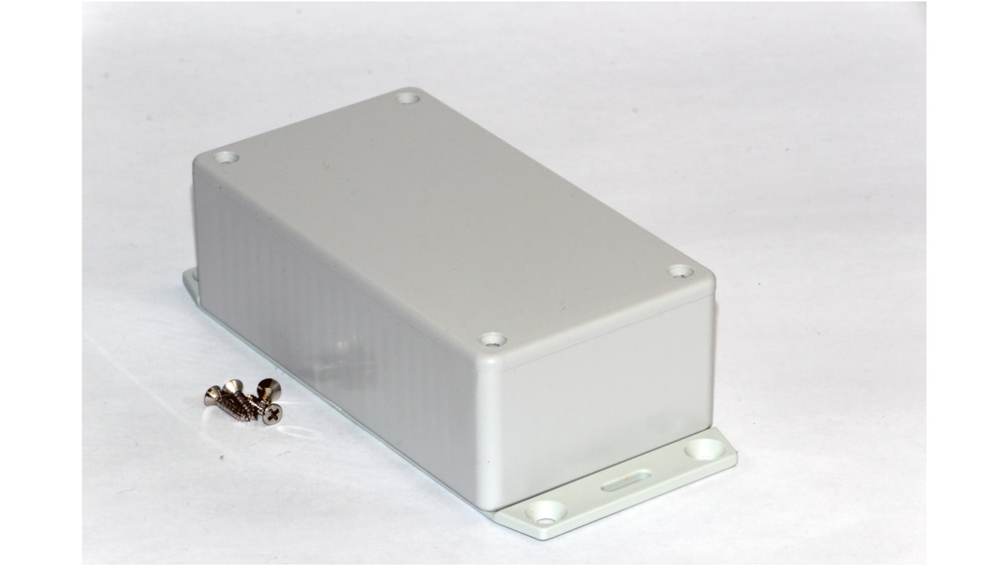 Hammond 1591 Series ABS Enclosure, IP54, Flanged, 120 x 65 x 40mm
