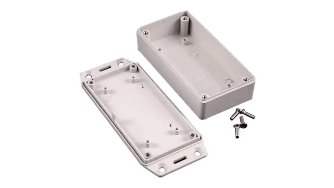 Hammond 1591XX Series ABS Enclosure, IP54, Flanged, 100 x 50 x 25mm