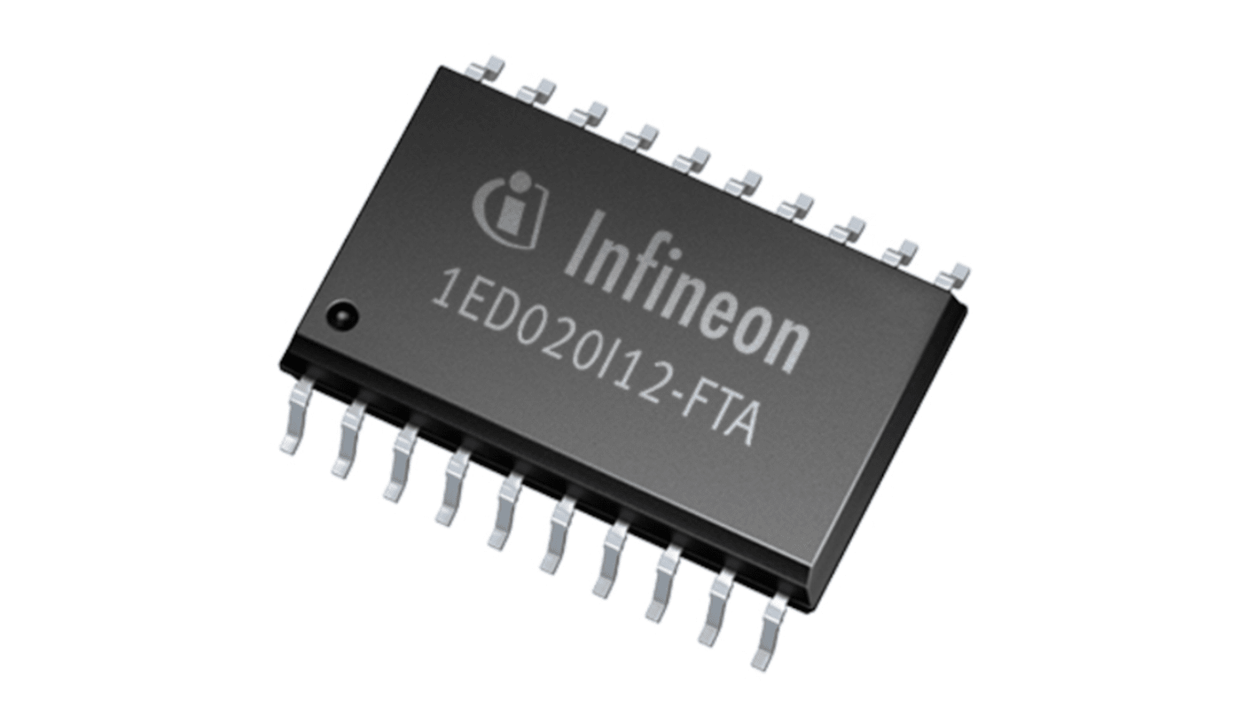 Infineon 1ED020I12FTAXUMA2, IGBT, 2 A, 20V 20-Pin, PG-DSO-20