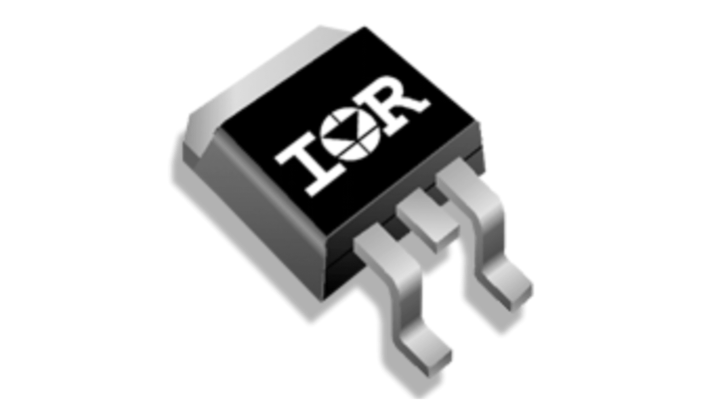 Infineon HEXFET Silicon P-Channel MOSFET, 13 A, 150 V, 3-Pin D2PAK AUIRF6215STRL