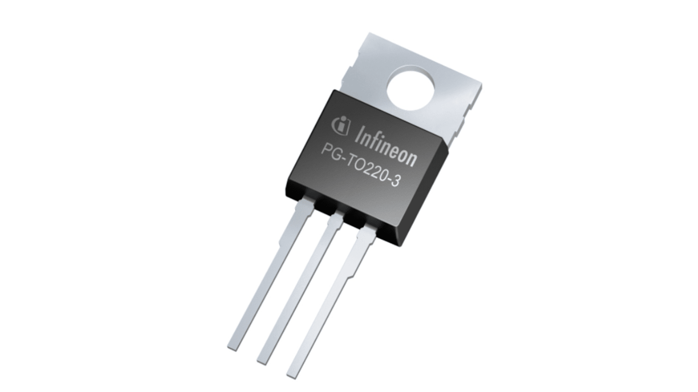 IO výkonového spínače 12A až 60 V 1, PG-TO220-3, počet kolíků: 3 Spodní strana 28MΩ Infineon