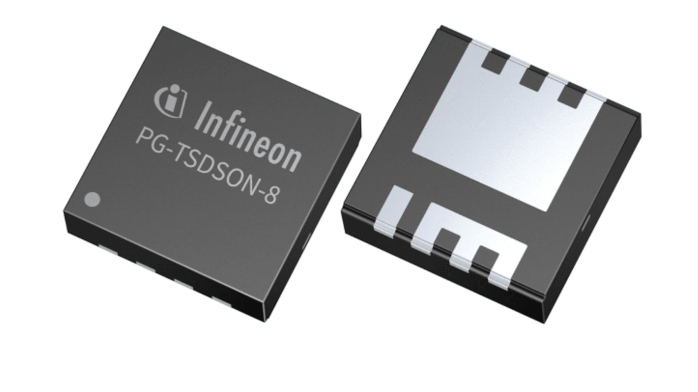 Infineon OptiMOS™ 5 Silicon N-Channel MOSFET, 40 A, 100 V, 8-Pin PQFN 3 x 3 IAUZ40N10S5N130ATMA1