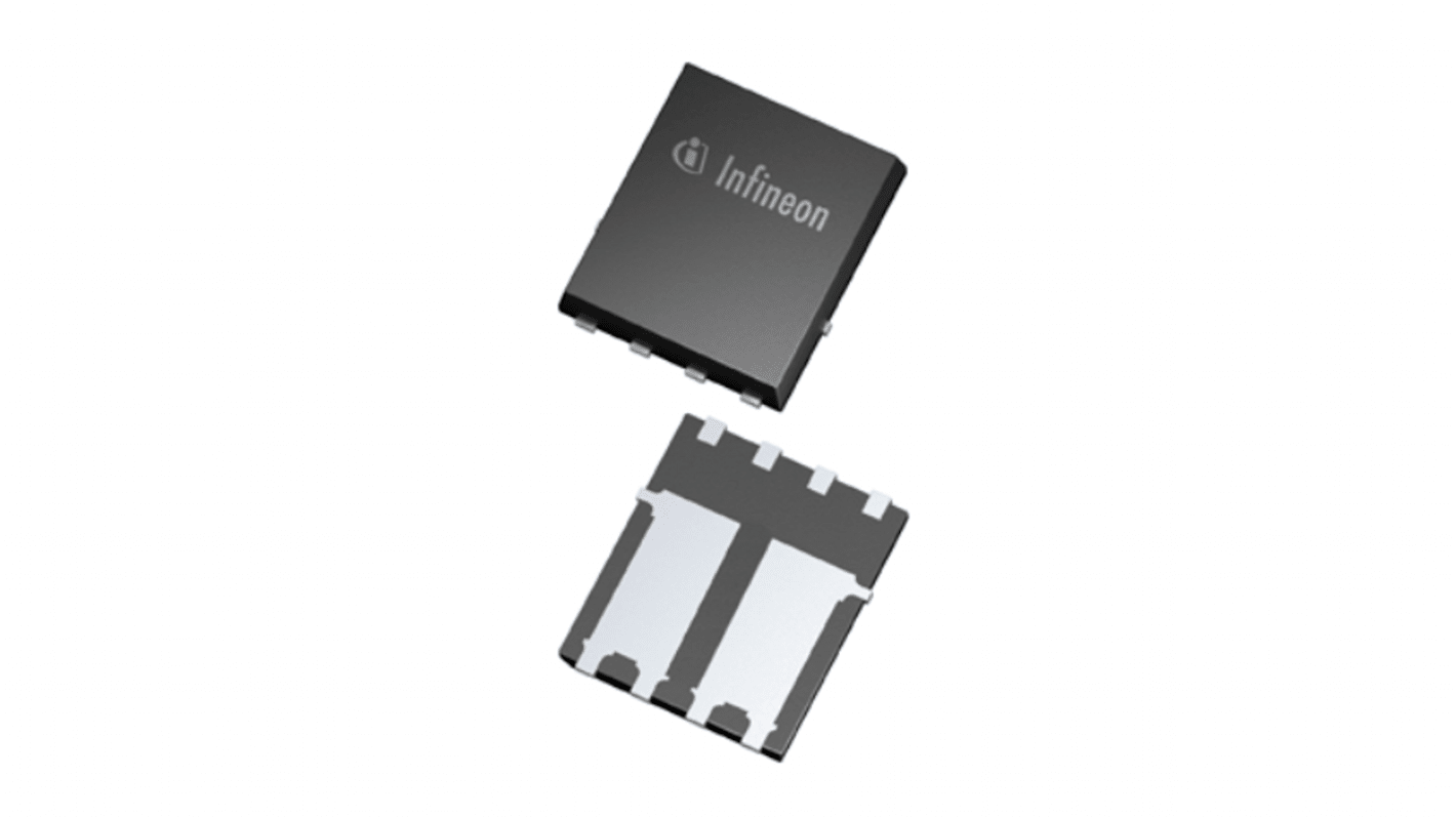 Infineon N沟道增强型MOS管, Vds=40 V, 20 A, SuperSO8 5 x 6 双, 贴片安装, 8引脚, OptiMOS™ -T2系列