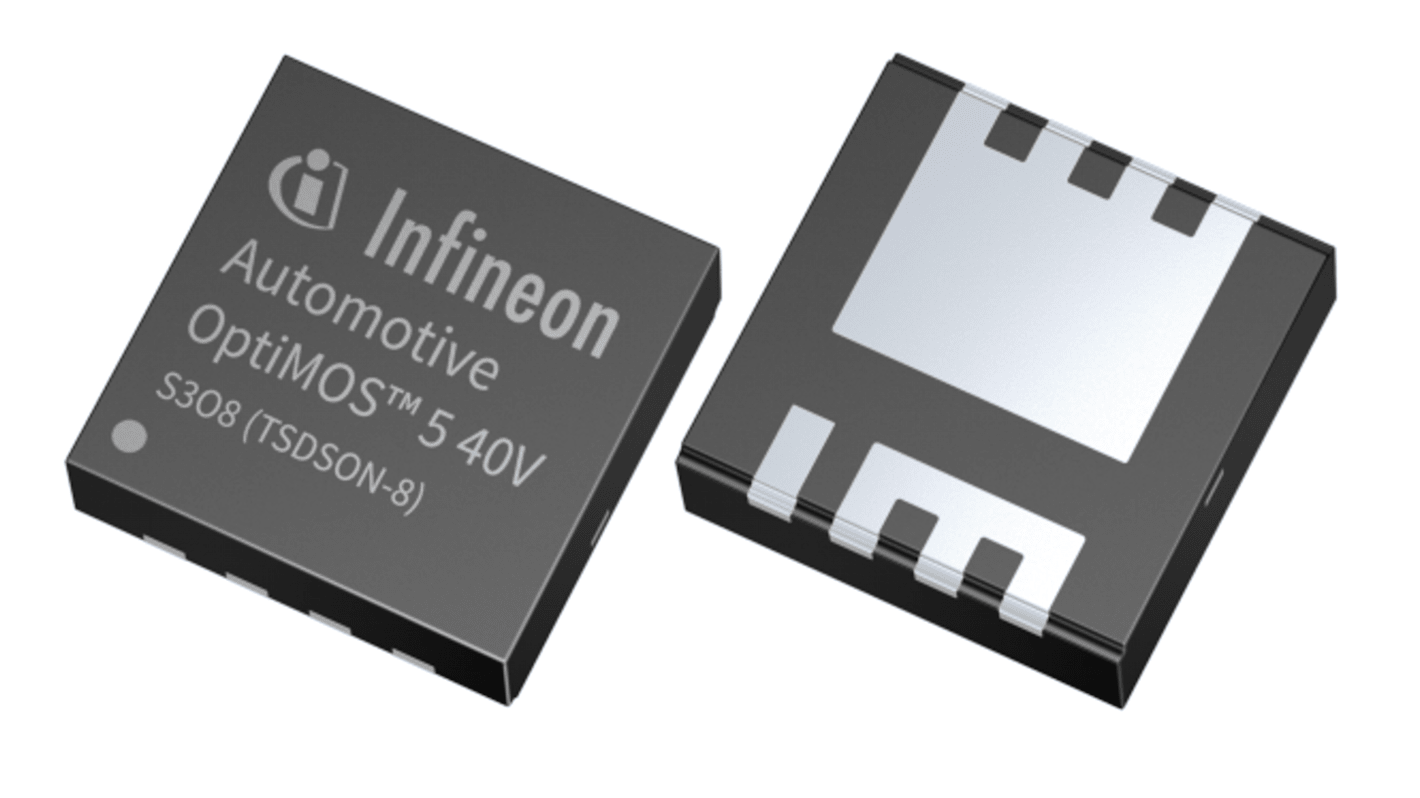 Silicon N-Channel MOSFET, 40 A, 40 V, 8-Pin PQFN 3 x 3 Infineon IPZ40N04S55R4ATMA1