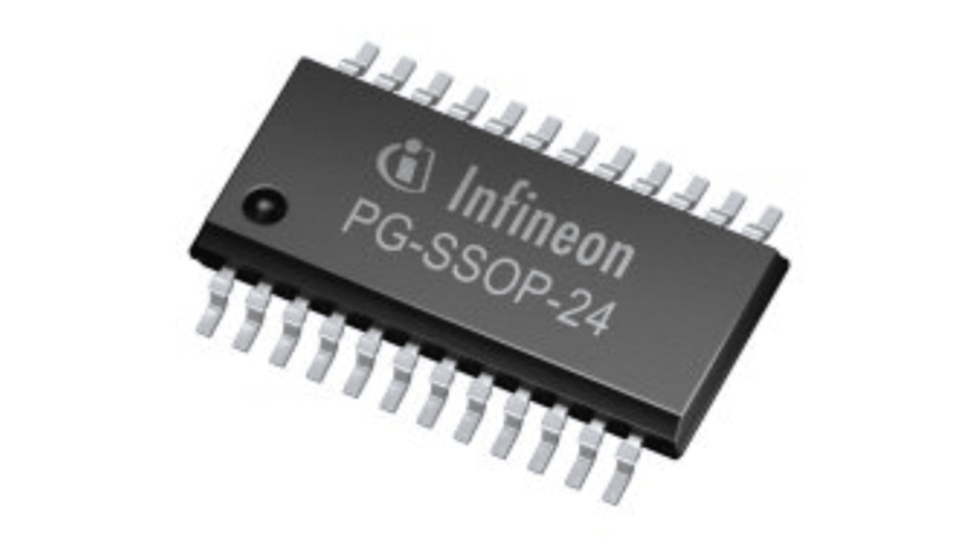 Infineon MOSFET驱动器, PG-SSOP-24, 24针, 45V电源, 350 mA输出