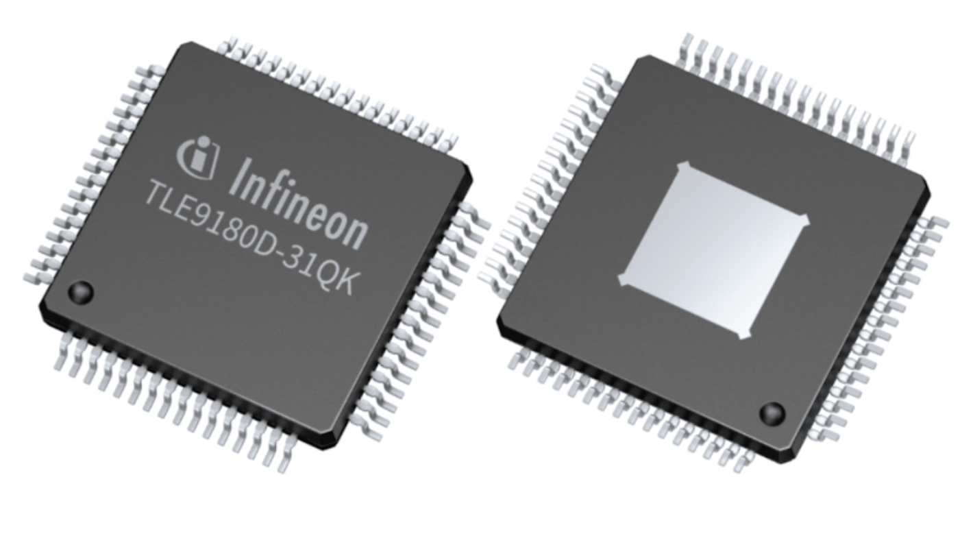 Infineon MOSFET驱动器, LQFP-64, 64针, 60V电源, 2 A输出