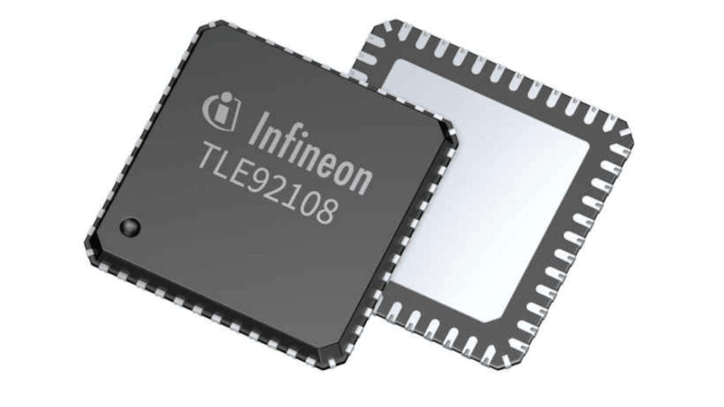 Infineon TLE92108232QXXUMA1 MOSFET Gate Driver, 100 mA, 40V 48-Pin, PG-VQFN-48