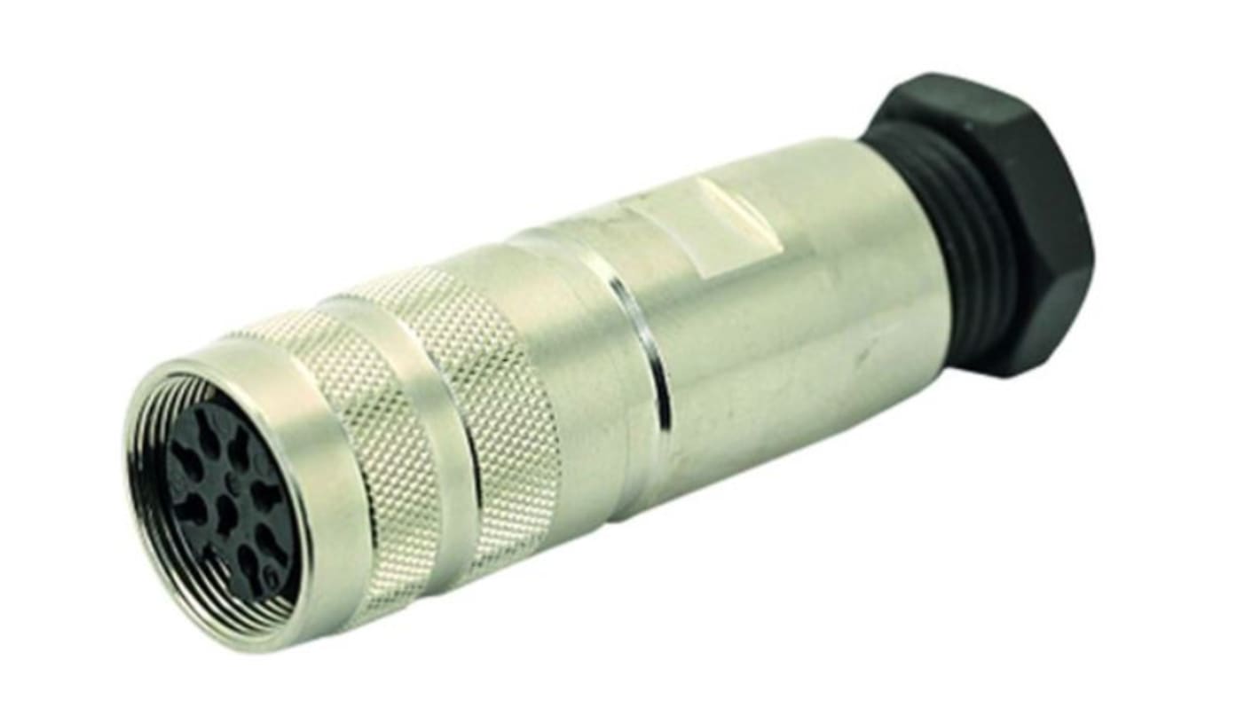 Amphenol Industrial, C091 7 Pole M16 Din, DIN EN 61076-2-106, 7A, 100 V IP67, Screw Coupling, Female, Cable Mount