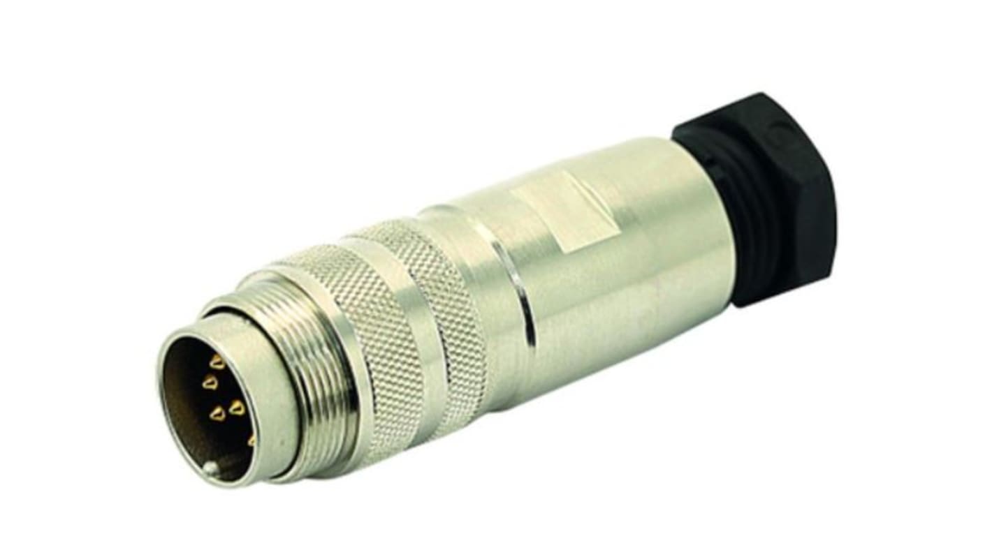 Amphenol DIN连接器, M16, DIN EN 61076-2-106, 4触芯, 电缆安装, 直向, C091系列