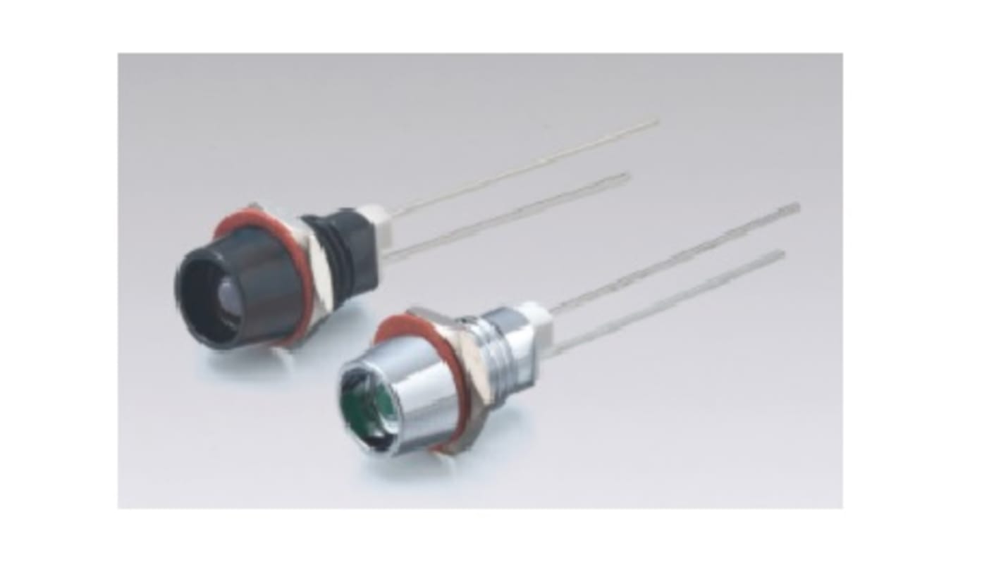 Sato Parts Yellow Indicator, 3 → 24V dc, 8mm Mounting Hole Size