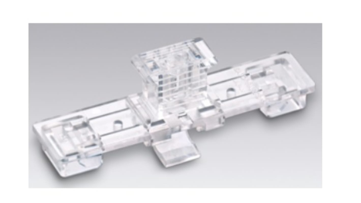 Sato Parts 10A Rail Mount Fuse Holder for 6.3 x 32 mm, 6.35 x 30 x 6.35 x 31.8 mm Fuse, 1P, 250V