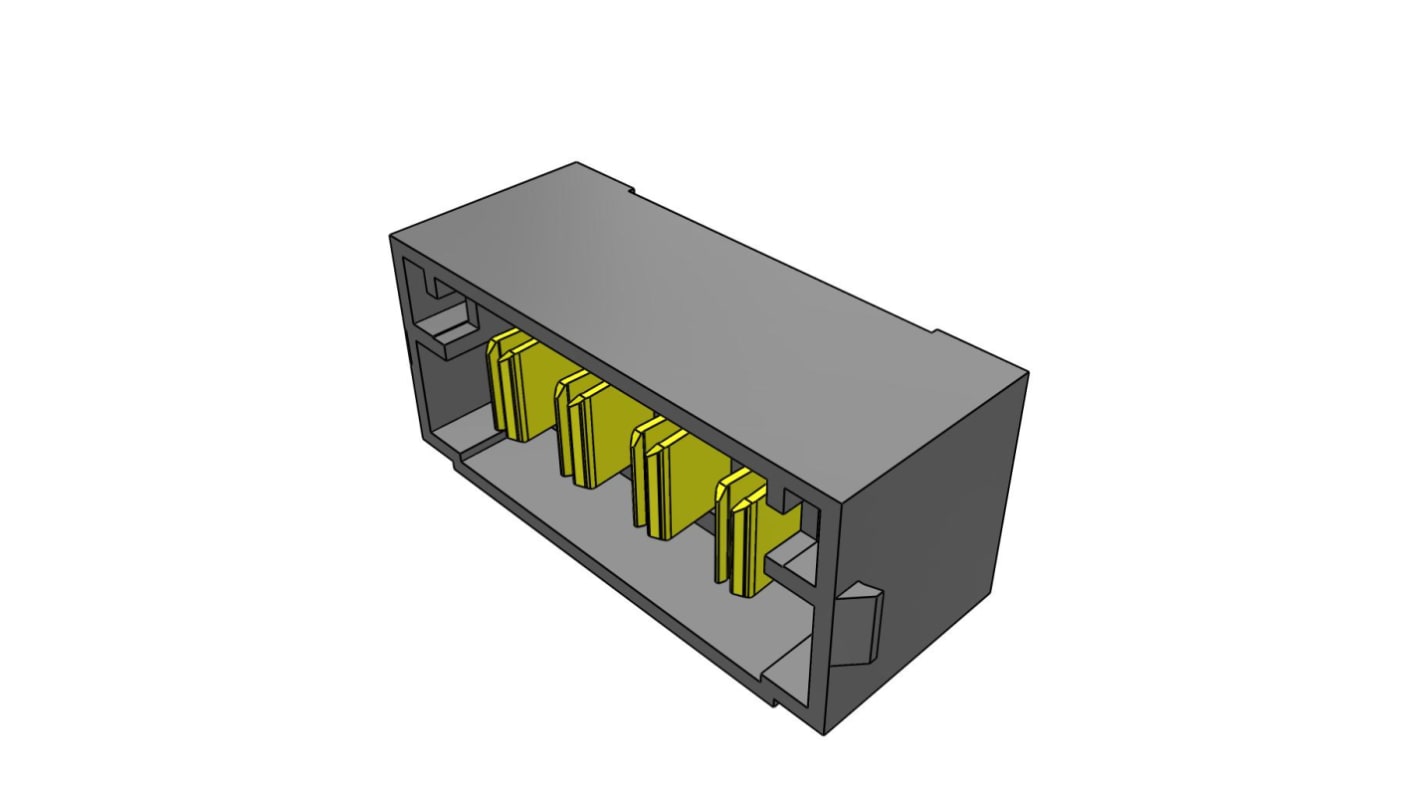 Samtec 垂直 基板接続用ピンヘッダ 4極 5.0mm 1列
