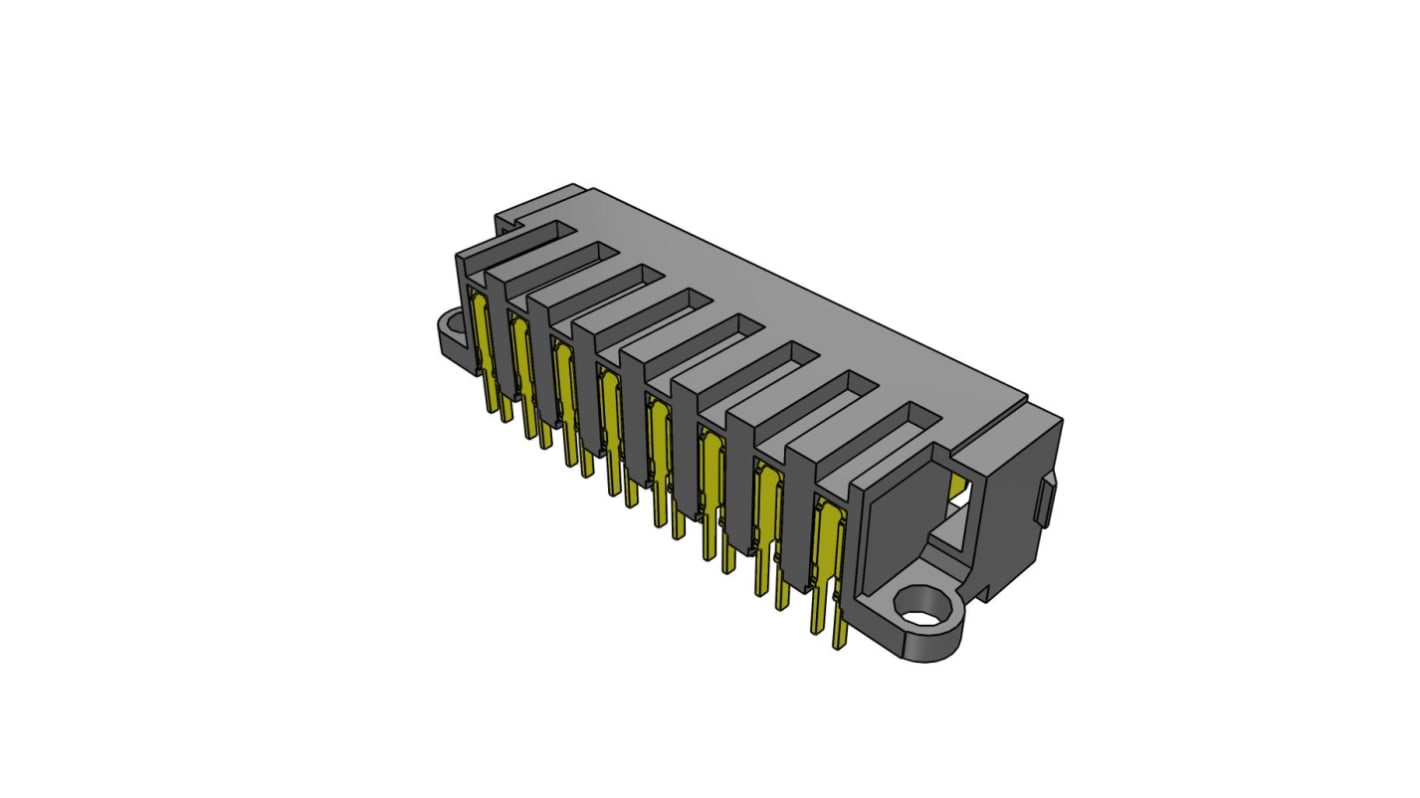 Samtec ライトアングル 基板接続用ピンヘッダ 8極 5.0mm 1列