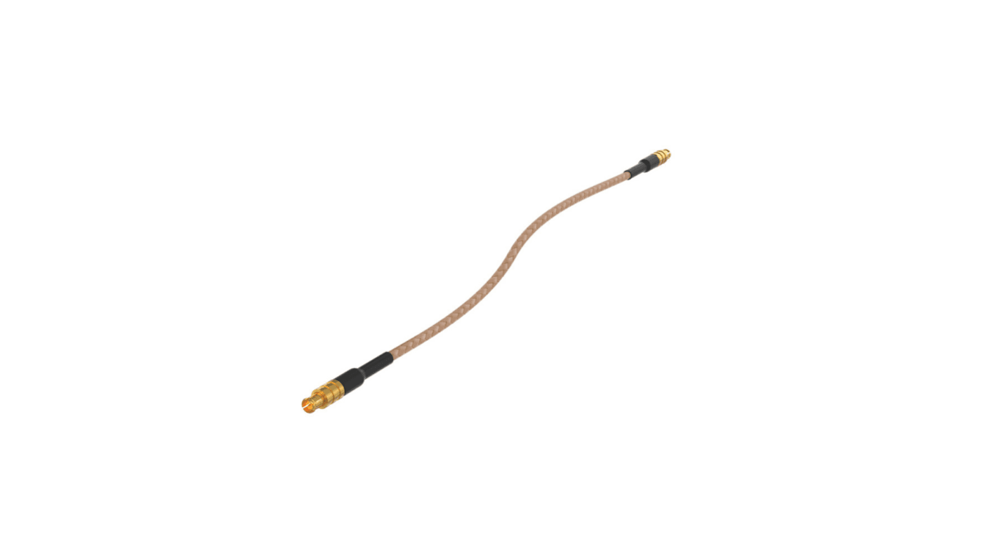 Samtec Male MCX to Male MCX, 152mm, RF Coaxial, Terminated75 Ω