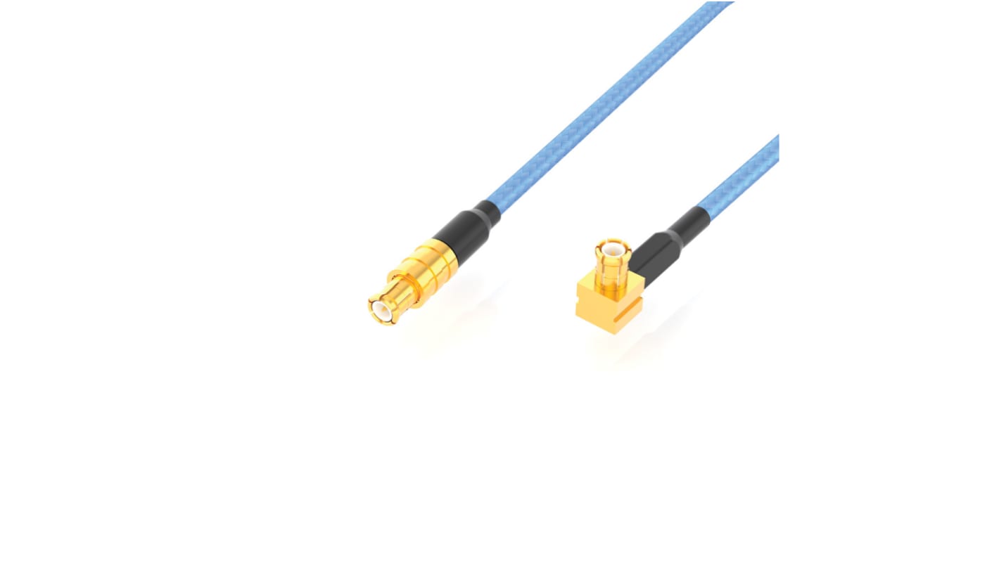 Samtec Male MCX to Male MCX, 200mm, RF Coaxial, Terminated50 Ω