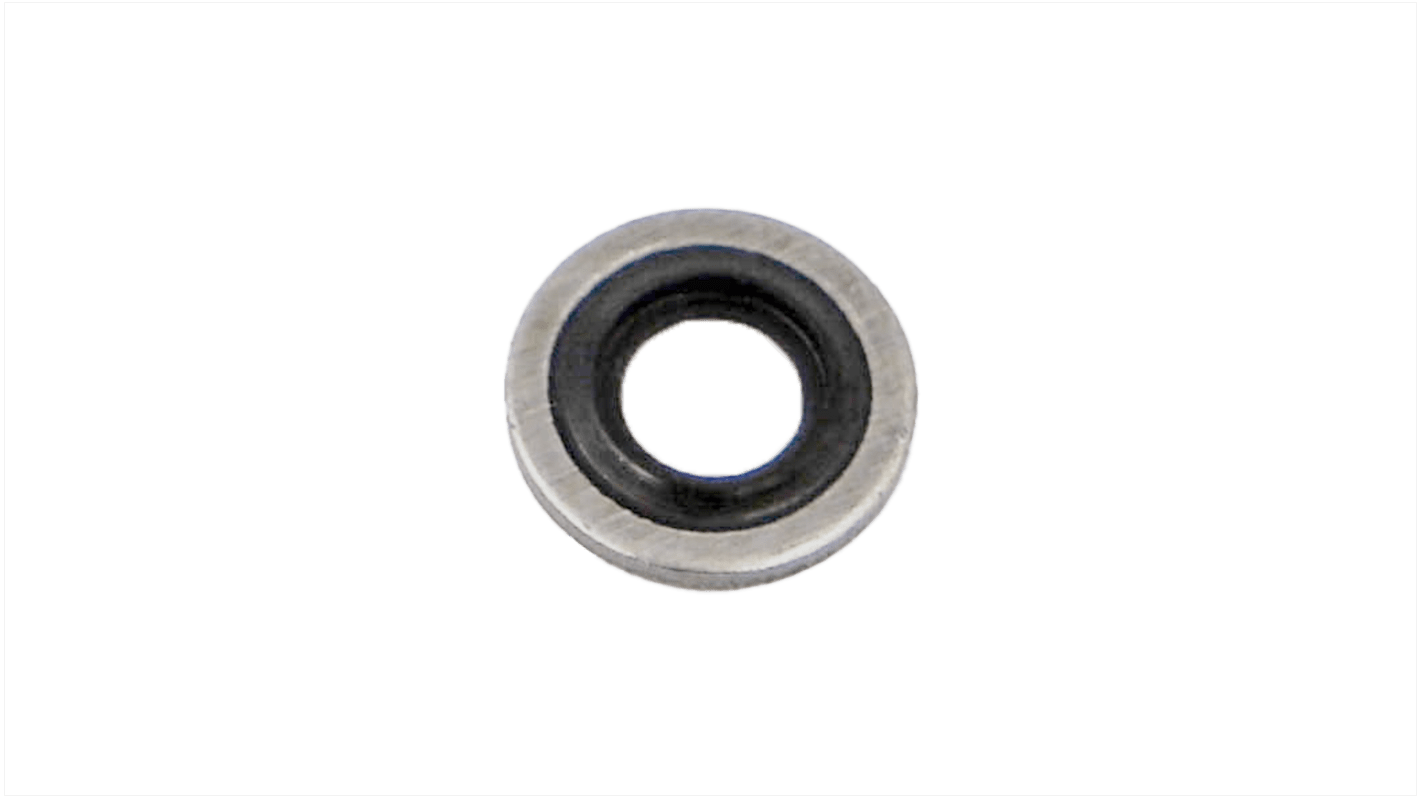 Guarnizioni di tenuta Hutchinson Le Joint Français in Gomma: PC851 e rondella: acciaio dolce, Ø int. 5.21mm, Ø est.