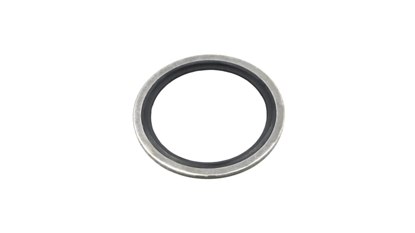 Hutchinson Le Joint Français Rubber : PC851 & washer : Mild Steel Bonded Seals O-Ring, 60.58mm Bore, 73.03mm Outer