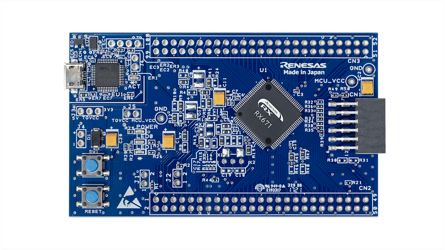 Renesas Electronics RX目标板套件, Target Board for RX671