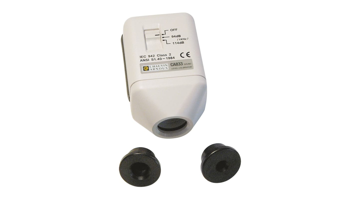 Calibrateur de sonomètre, Chauvin Arnoux, P01185301, 94/114 dB, 1kHz
